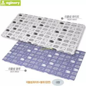 (힘찬)아기노리 놀이방매트 리틀쉽 (화이트 블루) (양면) (대형) PVC 거실 충격지 아이
