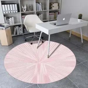 예은침장 원형 러그 거실 카페트 카펫 매트 / 핑크 카페트