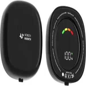 원형 손난로 충전식 2팩 전기 미니 재사용 가능 여성용 휴대용 포켓 히터 야외 캠핑 사냥 장비