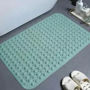 타일흡착 욕실매트 민트 57x88cm 미끄럼방지 고무 욕실 매트
