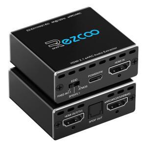 4K@120Hz HDMI 2.1 eARC 오디오 추출기 1 in 1 지원 VRR ALLM HDCP2.3 ARC HDR CEC SPDlF 광 오디오 출력, PS5 Xbox NVIDIA AMD용 디지털 EDID 지원