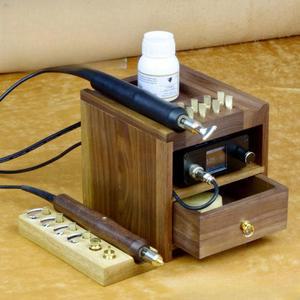 가죽버닝기 공방 레더 다림질 납땜장치 온도조절 툴세트 버닝기 표준풀세트 전기인두 인두기