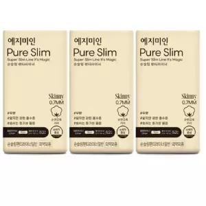 예지미인 생리대 순슬림 일반 팬티라이너 52P x 3팩 편안한 부드러운 산뜻한 생리대