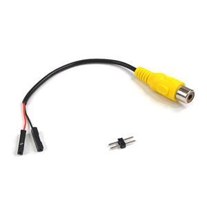 메이커스팟 액세서리 - 2핀 RCA(복합 비디오, 오디오, 동축 S / PDIF) 여성 잭 케이블 동글 어댑터, HDMI 모니터 없이 디스플레이에 Pi 3 / Pi Zero W 연결