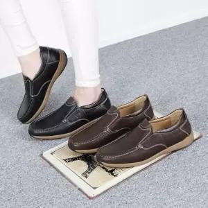 남자 골져스 캐쥬얼 클래식 레더 로퍼