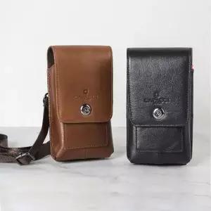 크로스백 작은가방 미니백 남성 가죽가파치 12x19x6cm 데일리백 미니가방 사이드백