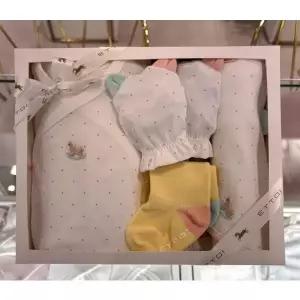 [에뜨와](광주신세계) (말띠선물)토드배내바디수트X손싸개X양말X속싸개(W) (07T017905S4)