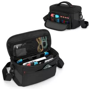 닌텐도 스위치 / 스팀 덱 플레이스테이션 포털과 호환되는 럭스자 휴대용 케이스 콘솔 도크용 멀티 포켓