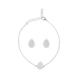 [하프클럽/](귀걸이 팔찌) 은침 루이르 티어 세트