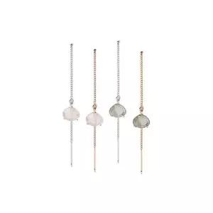 [하프클럽/]실버 홀리 롱 귀걸이