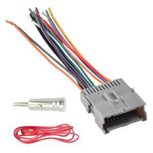 Zikefest 3PCS 차량용 라디오 배선 하네스 키트, 카 스테레오 라디오 오디오 수신기 배선 하네스 키트, 오디오 수정 피그테일 커넥터 플러그, 쉐보레, GMC, 뷰익, 허머와 호환 가능