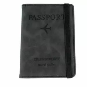 가죽 여권케이스 (진회색) 여권보관함 여자여권지갑