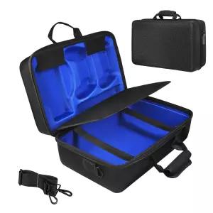 PS5 SLIM 2023 하드 쉘 여행용 보관 가방 플레이 스테이션 5 슬림 콘솔 컨트롤러 헤드셋 및 게임