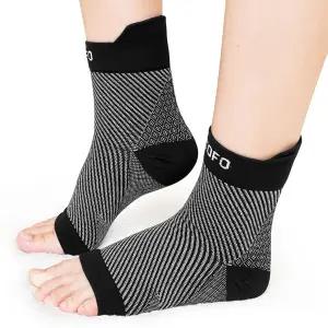 발바닥 근막염을 위한 압박 발목 교정기 발 부종 발뒤꿈치 스퍼스 아킬레스 건염을 및 아치 지지 양말