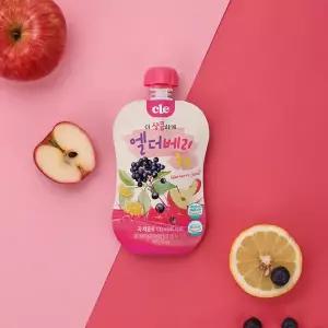 푸드케어 클레 더 상큼하게 엘더베리 주스 4BOX(40포)