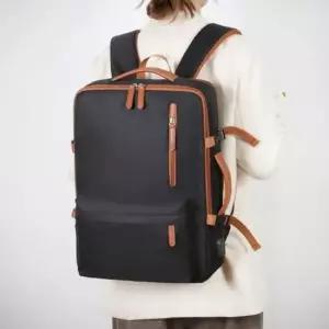 캐주얼 백팩 USB케이블 내장 남성 여성백팩 캐쥬얼 커플 코디 남녀공용백팩