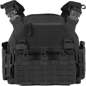 전술 조끼 플레이트 캐리어 밀리터리 에어소프트 전투 훈련 장비 경량 퀵 릴리스 몰 시스템