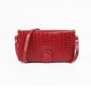 [하프클럽/]핸드폰 가방 지갑 크로스 미니 가방 레드