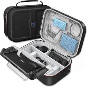 스팀 덱 케이스 2025 업그레이드 콘솔 및 액세서리용 휴대용 내장 AC 어댑터 충전기 저장 공간 대용량