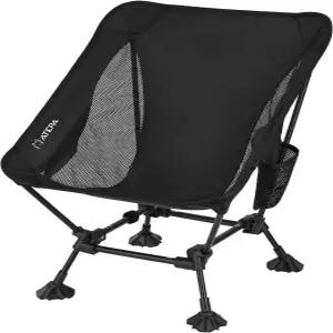 ATEPA 백팩 의자 초경량 접이식 휴대용 소형 캠핑 미끄럼 방지 발과 야외 하이킹 여행 낚시용 알루미늄