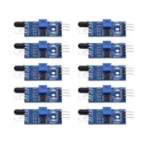 Arduino Diy 스마트 자동차 로봇 반사 광전 3PIN 용 1-100pcs IR 적외선 장애물 회피 센서 모듈