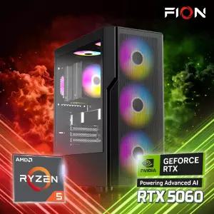 파이온PC 라이젠5 7500F RTX5060 16G SSD 1TB 조립PC 게이밍 컴퓨터 AMD 조립식 데스크탑 본체