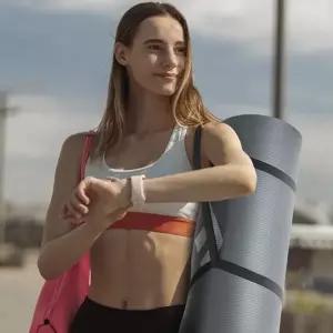 프로스펙스 요가 매트 운동 헬스 스트레칭 필라테스 NBR 21mm 챠콜그레이 MNS