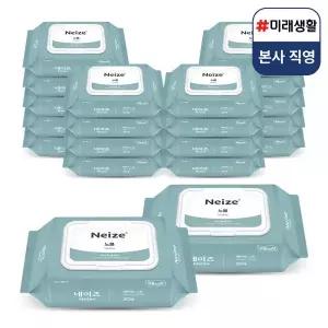 미래생활 아기 물티슈 유아 휴대용 외출용 캡형 20매 20팩 MNA