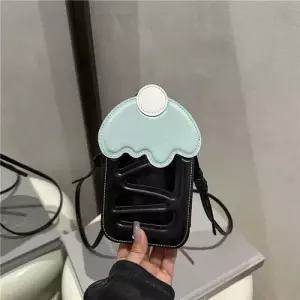 여성용 캐주얼 폰 트렌드 쿨링크림 크로스백 스퀘어백 펀칭 패피5