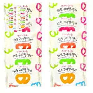 구미첼 하트 젤리 10개 바사 모양 젤리 하트 사무실