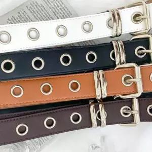남자 여자 캐주얼한 벨트 합성피혁 허리띠 혁대 혁띠