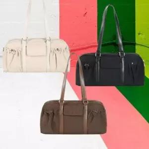 WL 빅사이즈 주머니 스트링 포인트 포켓 스타일리쉬 가방 앞