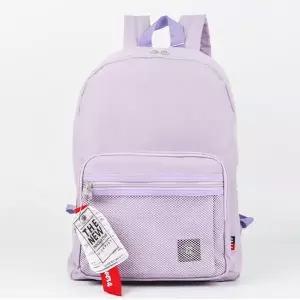 [하프클럽/]학생 책가방 심플 학원 가방 백팩 퍼플