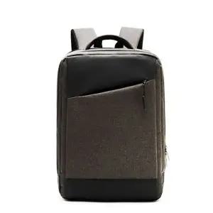 [하프클럽/]직장인 노트북 가방 백팩 스퀘어 대학생 다크그레이