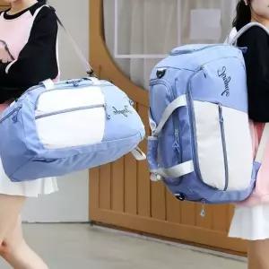 백팩 용 헬스 가방 블루 옷 여행 여행용가방 여행용보스턴백 짐