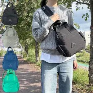 다용도 여닫이 스트랩지퍼 슬링백 백팩 데일리 미니백