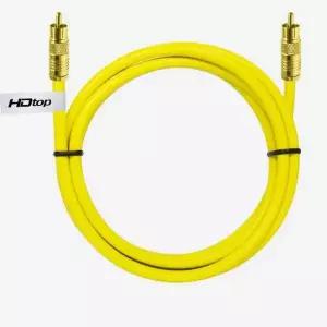 [RIZPICK]GOLD 옐로우 동축케이블 RCA 디지털 5C 5M 코엑셜 tv