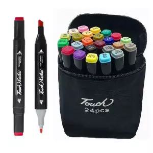 컬러 마커펜 24색 유성 페인트 마카 펜 DD-12207