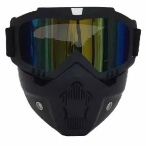 ( )분리형 고글마스크 미러골드 자전거고글 스포츠고글 바이크방풍고글마스크