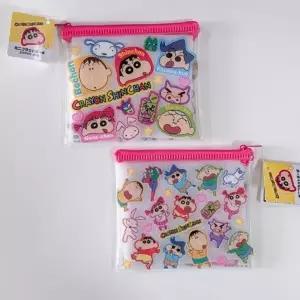 (옵션 짱구와친구들파우치)화장품파우치 미니파우치 짱구와친구들 수납파우치 크레용신짱 멀티파우치