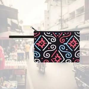 (옵션 단품)클러치 태국 지퍼파우치 휴대파우치 데일리파우치 아라베스크 미니파우치 면