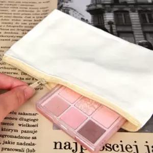 (옵션 캔버스무지파우치18x12)화장품파우치 여행파우치 18x12 데일리파우치 무지파우치 미니파우치