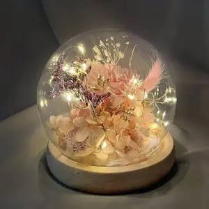 ( )핑크 원형 카네이션 무드등 어버이날 스승의날 인테리어 조명 선물