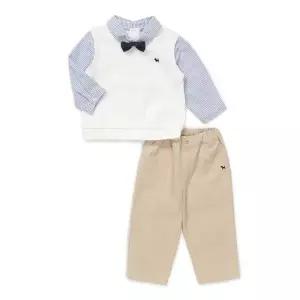 [블루독베이비](BL)레이어드 셔츠형 상하세트 46113-610-08