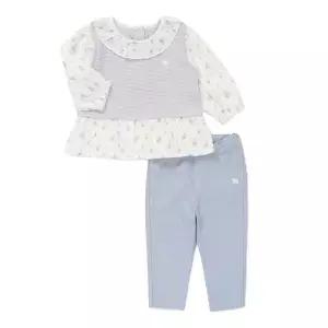 [블루독베이비](VI)플라워 레이어드 상하세트 46113-610-07