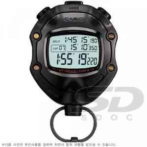 카시오 전문가용 스톱워치 타이머 V416777 운동