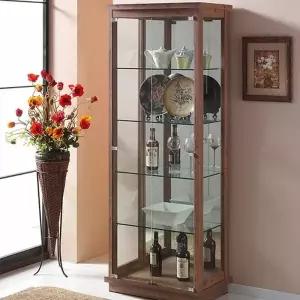 모던라인 모던클래식 5단 1800 유리장식장