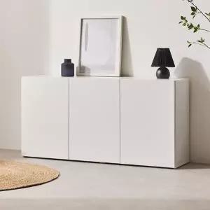 데일리퍼니쳐 플라비L 1200 2단 도어형 수납장