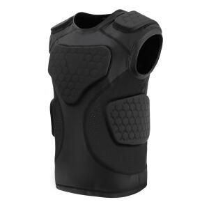 스포츠 페인트볼 축구 야구 라크로스용 유소년 셔츠, 패딩 5패드가 가슴 보호대, 갈비