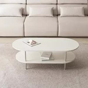 보비쥬S 르무그니 1200x550 타원형 선반 소파테이블